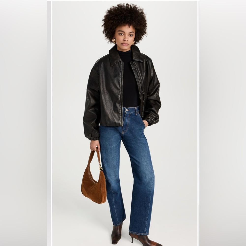 STAUD Sylvie suede shoulder bag EUC - Picture 2 of 12